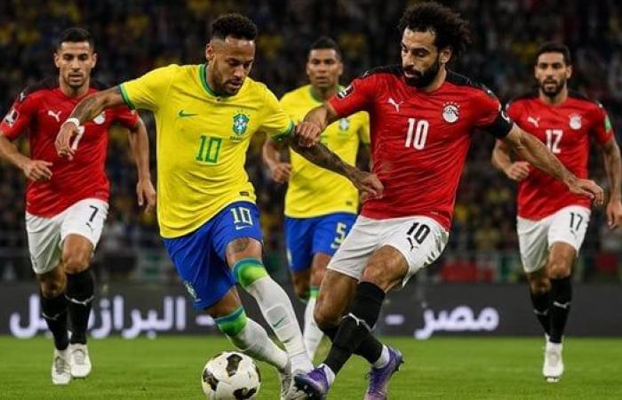 مشاهدة مجانًا.. بث مباشر مباراة مصر والبرازيل الآن (0-0)