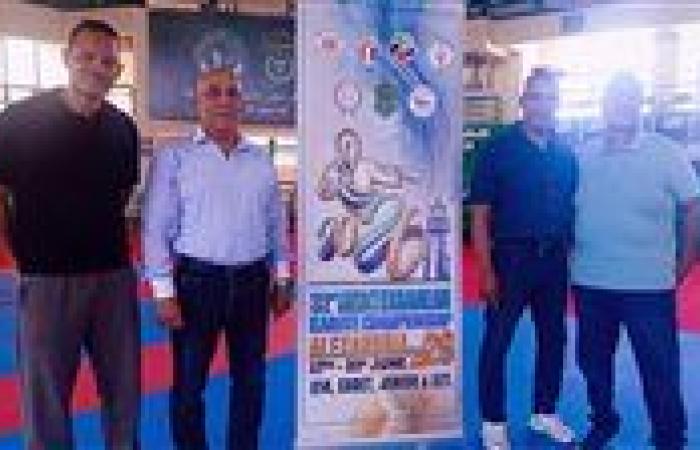 الدهراوي يتابع استعدادات بطولة البحر المتوسط للكاراتيه بالإسكندرية بحضور عبدالله وأبو العلا